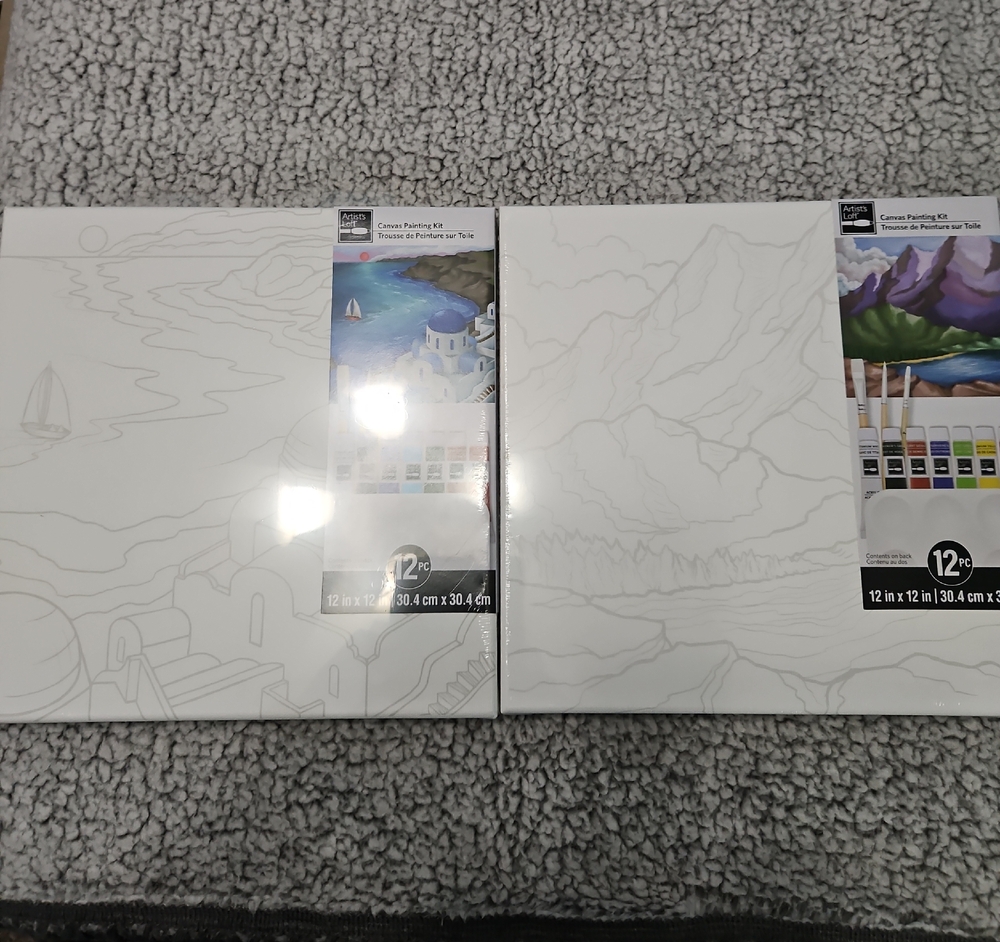 💜Artist's Loft 12 x 12 Canvas Paint Set